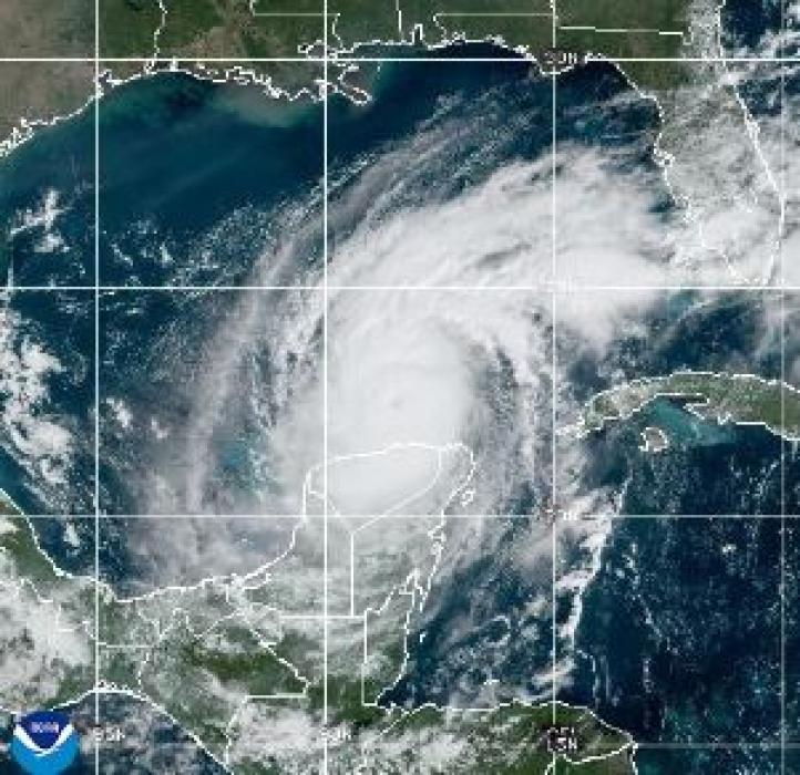 Latest NOAA Satellite Imagery on Hurricane Milton.